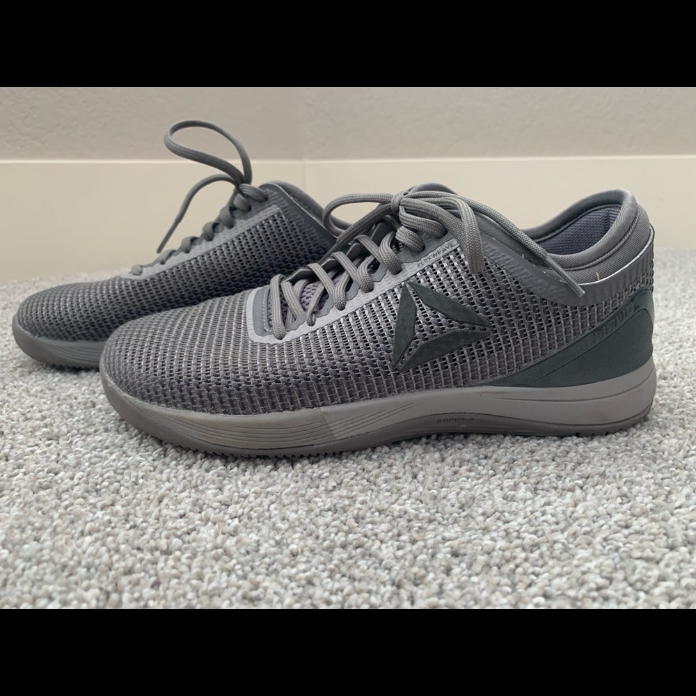 Reebok Women’s Gray Nano 8.0 - worn maybe a handful of times. Love the 8.0s!